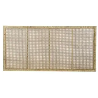 Kopfteil für Betten, 135-140-150-160 cm, natürliches Rattan, 160 x 2,5 x 80 cm