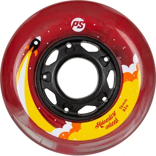 Powerslide Adventure 76 Schlittschuhrollen 4 Einheiten / Black / Red - 76 mm / 82A