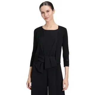 Vera Mont Strickjacke ohne Verschluss Schwarz XL