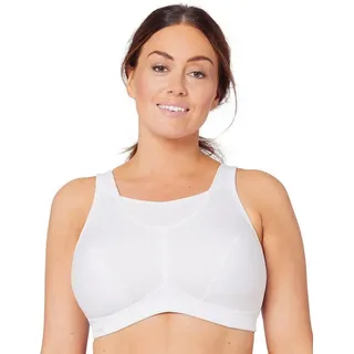 GLAMORISE Bügelloser BH Sport Bustier weiß 100