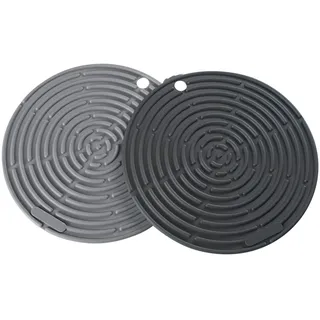 LURCH 70264 Topfuntersetzer und Topflappen aus aus 100% BPA-freiem Platin Silikon 2er Set