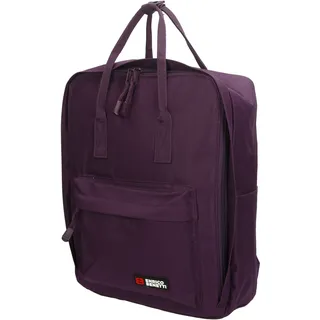 Christian Wippermann hochwertiger großer Herren Damen Rucksack City Bag Cityrucksack Tasche Lila - Lila