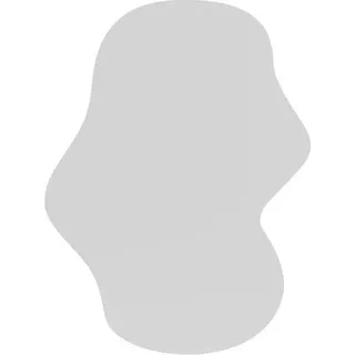 HOME DELUXE LED-Spiegel LACE asymmetrisch - 60 x 80 cm I Badspiegel, Flurspiegel, Wohnzimmerspiegel, Spiegel mit Beleuchtung - Transparent