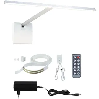 Paulmann LED Bilderleuchte "Xana", 1, Stk., Warmweiß dimmbar, aluminiumfarben