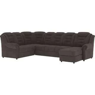 Home Affaire Wohnlandschaft Polyester U-Form 3-Sitzer Schwarz