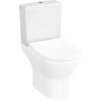 Aufsatz-Spülkasten VitrA 390 x 385 x 135 mm, Keramik, 2-Mengen-Spülung, weiß - 5428L003-5042