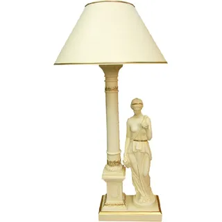 XXL Antik Stil Designer Stehleuchte Leuchte Standlampe Lampe TischLampe Lampen - Beige