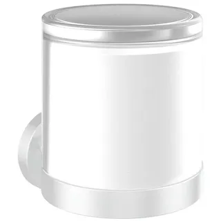 emco round Sensor-Seifenspender, satiniertes Kristallglas, 432113903, Farbe: Weiß