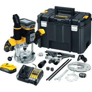 DeWalt Akku-Oberfräse inkl. Koffer + 2 Akkus 5.0Ah