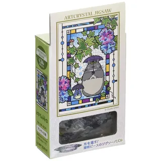 Ensky 126 Pieces Jigsaw Puzzle My Neighbor Totoro Hydrangea Garden Art Crystal Jigsaw(10 X 14.7 cm) (Japan Import)