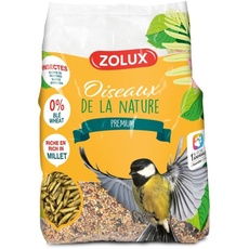 zolux - Samen Mischung Hirse und Insekten, 2 kg, für Vögel, Garten