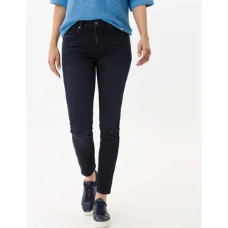 Brax Damen, Röhrenjeans Style ANA USED DARK BLUE, denim dunkelblau, Gr. 42L