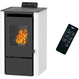 SANNOVER Luft- Pelletofen Anita 7,6 kW Sannover weiß