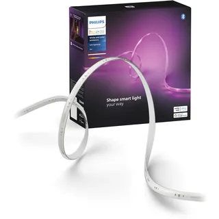Philips Hue Smart LED Solo Lightstrip, 5m, Basis-Set, 1er Pack | Indirekte Beleuchtung, App-steuerbar, Kompatibel mit Alexa, Google Assistant und Apple HomeKit, Smart Home