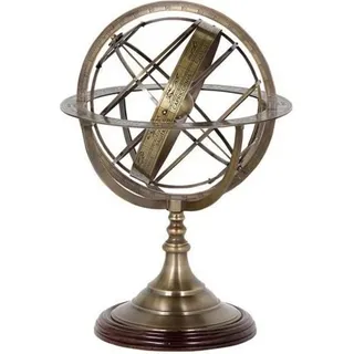 Casa Padrino Luxus Globus Messing Höhe: 29 cm - Luxus Kollektion - Art Deco - Gold