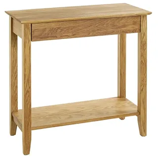 HAKU Konsolentisch Eiche 75,0 x 35,0 x 75,0 cm braun
