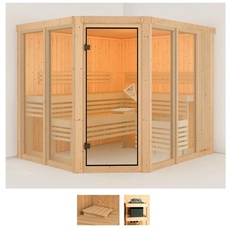 Bild von Sauna »Anike 3«, (Set), ohne Ofen beige