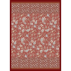 Bild Vicenza Plaid aus 100% Baumwolle in der Farbe Rot R1, Maße: 180x250 cm - 9326050