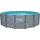 Elite Frame Pool Aufstellpool rund 488 x 122 cm inkl. Reinigungsset, Abdeckplane, Filterpumpe, Poolleiter