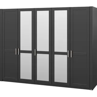 Set One by Musterring Kleiderschrank York Schlafen 265 x 207 x 60 cm Grau