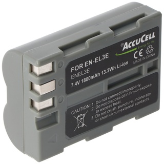 AccuCell Akku passend für Nikon D80, 1800mAh