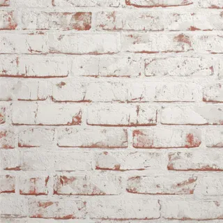 Livingwalls selbstklebendes Panel pop.up Panel 3D in Stein Optik fotorealistisch Backstein 2,50 m x 0,52 m beige braun creme Made in Germany 955701 95570-1