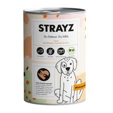 STRAYZ BIO 6x400g Pute mit Kürbis, Fenchel & Reis