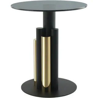 Kayoom Beistelltisch Grau, Goldfarben