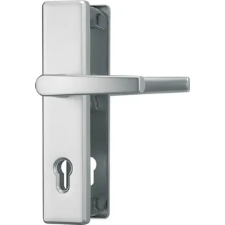 ABUS Tür-Schutzbeschlag HLS214 F1, mit beidseitigem Drücker, aluminium 21035