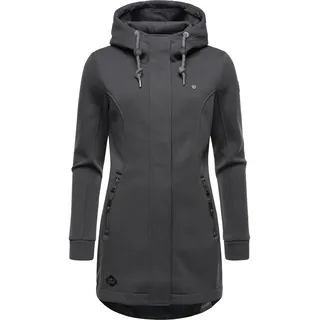 Ragwear Kapuzensweatjacke »Sweatjacke Letti Bonded«, grau