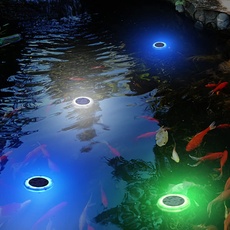 SUBOSI IP68 Solar Pool Licht Poolbeleuchtung Unterwasser, Beleuchtungen, Licht mit Lichtsensor, für Pool, Teich, Badewanne, Brunnen, Aquarium,Unterwasser