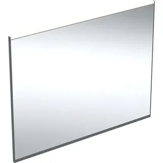 Geberit Option Plus Square Lichtspiegel, direkte und indirekte Beleuchtung, Breite 90 cm, 502.783.14.1, Farbe: schwarz matt / Aluminium eloxiert