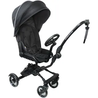 EICHHORN Kinderwagen Uptown-Rider Deluxe Geschwistersitz-Anhänger für Kinderwagen inklusive Regenschutz und Sonnenverdeck