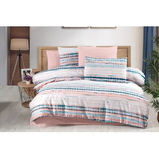 L'Essentiel Linge de Maison, Terra, Einzelbettbezug-Set, 50 % BAUMWOLLE / 50 % POLYESTER, Pulver, 160 x 220 cm - Creme