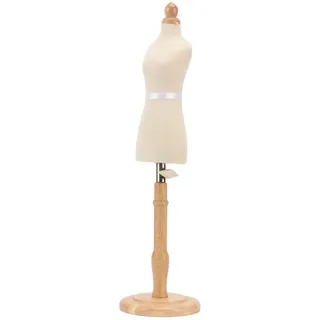 Puppen-Schneiderpuppe, professionelle Schneiderpuppe aus Buchenholz, langlebig, mit Holzsockel für die Präsentation von Kleidung und Kleidern