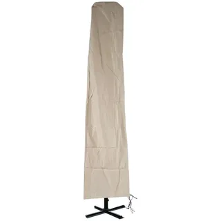 Schutzhülle MCW FÜR Ampelschirm BIS 4M Cremeweiß , Weiß , Textil , 60x270x60 cm , Sonnenschutz, Sonnenschirmhüllen