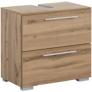 Schildmeyer Waschbeckenunterschrank Carlos eiche landhaus 60,2 x 59,1 x 35 cm