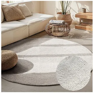 HANSE HOME »Rangpur Juteteppich« rund 10 mm Höhe Handgewebt, 100% Jute, Natur, Wohnzimmer, Flur, Boho, Skandi
