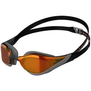 Speedo Fastskin Pure Focus Schwimmbrille schwarz/grau/gold One Size