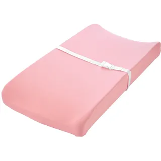 Simple Joys by Carter's Unisex-Baby 2-Pack Cotton Changing Pad Covers Kostüm Kleinkinder, Rosa/Gehaucht Rosa, Einheitsgröße (2er Pack)