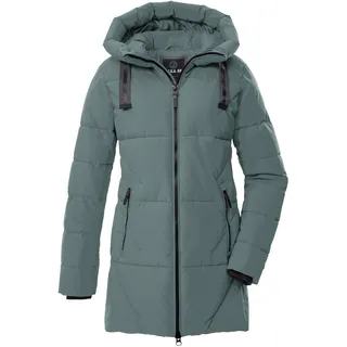 G.I.G.A. DX Damen Steppparka/Funktionsparka mit Kapuze GW 30 WMN QLTD PRK, dunkel aquaverde, 48, 43532-000