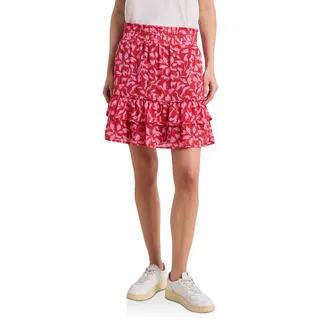 Street One Gemusterter Ciffon-Rock Salsa red 36