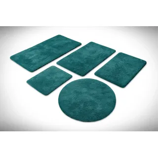 Homie Living Badematte Porto Azzurro Petrol 70 x 120 cm