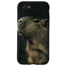 Hülle für iPhone SE (2020) / 7 / 8 Gotik Portrait Capybara Capibara Nager