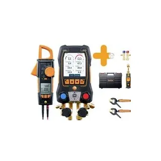 Testo Smart Vakuum Set 0564 4558 Temperatur, Druck mit Stromzange