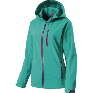 McKINLEY Kara Damen Softshelljacke Softshell Jacke Sommerjacke Green/Aqua/Mint Dark, Größe:36