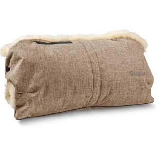 Fellhof Kinderwagen-Handwaermer beige-melange