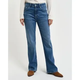 Gant für Damen. 4100237 Blaue Slim Fit Schlagjeans (29), Lässig, Baumwolle, Denim