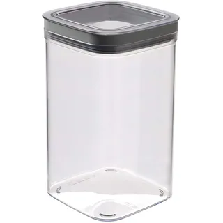 Curver Dry Cube Vorratsdose Quadrato - 1,8Lt - 12X12X20H Transparent/Grau