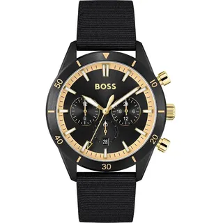 HUGO BOSS Santiago Quarz Schwarz 1513935
